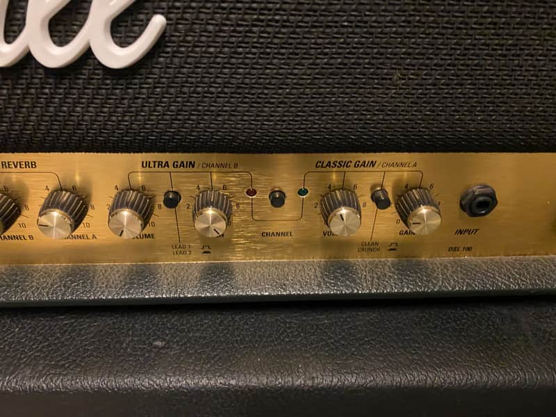 Marshall JCM 2000 DSL 100 Dual Super Lead 2-Channel 100-Watt Guitar Amp Head 2000s - Black image 1