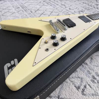 Gibson Flying V ‘67 Reissue Alpine White EMGs (James Hetfield OGV Tribute) image 8