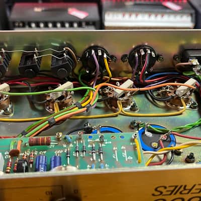 Marshall JCM 800 Lead Series Model 2203 100-Watt Master Volume Head 1986 original Black Tolex image 20