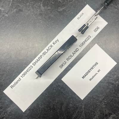 ORIGINAL Roland Replacement SHARP/BLACK Key (LATE REVISION) (106H023) for Jupiter-4, System-100/700, SH-1/2/3/3A/5/7, RS-505, VP-330, Promars, etc