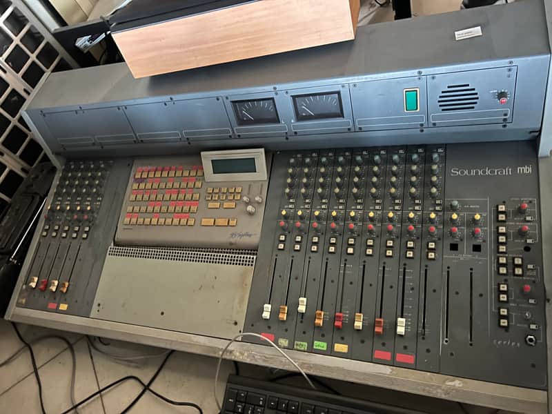 Soundcraft MBI Series 10 Broadcast Console + 360 Systems Instant Replay – Rare Vintage image 1