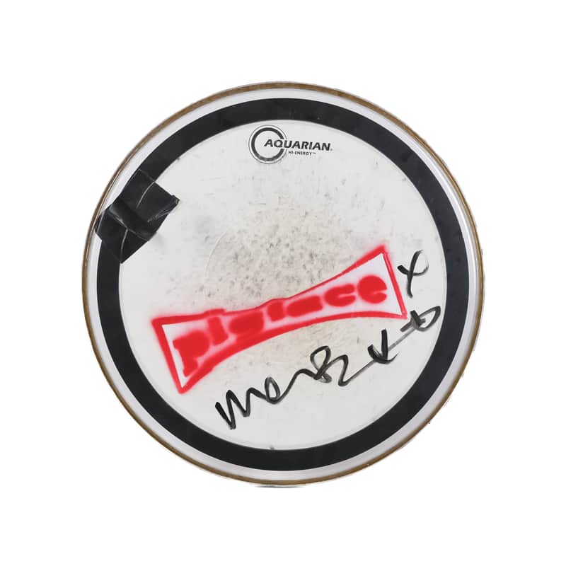 14" Pigface Drum Head Owned by Martin Atkins image 1
