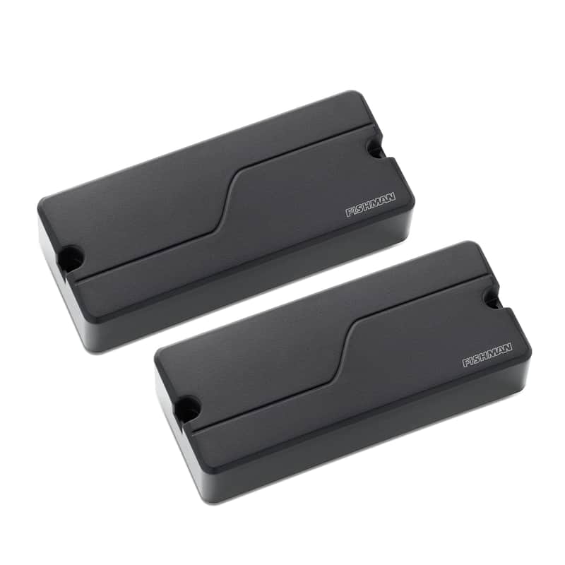 Mint Fishman Fluence Modern 3-Voice Active 7-String Guitar Humbucker Pickup Set, Black Plastic image 1