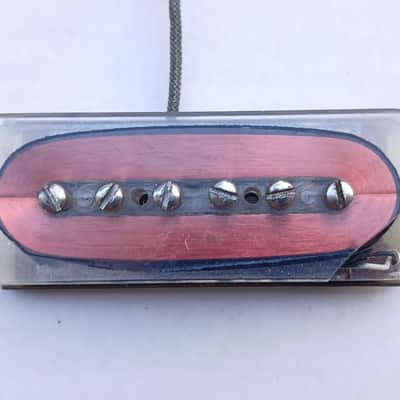 1968-72 Gibson P-90 Soapbar Guitar Pickup Clear Bobbin & Cream Cover 8.3k Ohms image 3