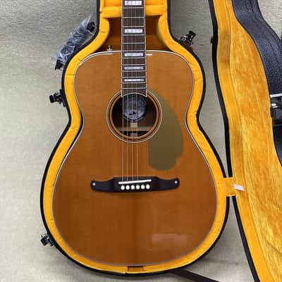 California Vintage Malibu Acoustic Electric WITH FACTORY HARD CASE, MINT! 2023 - Present - Aged Natural image 1