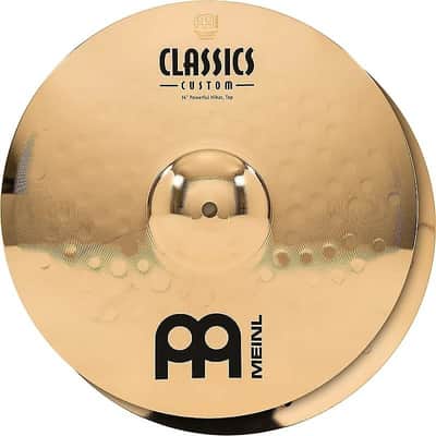 Meinl Classics Custom CC14PH-B 14" Brilliant Powerful Hihat, pair (w/ Video Demo) image 1