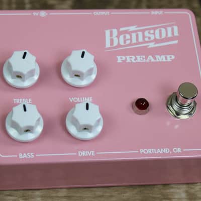 Benson Preamp Pedal - Pink Edition image 1