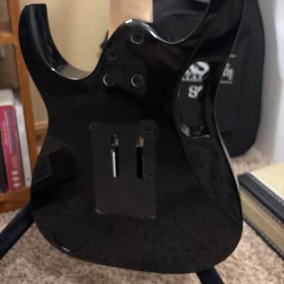 Ibanez JEMJR-BK Steve Vai Signature with Jatoba Fretboard 2022 - Present - Black image 8