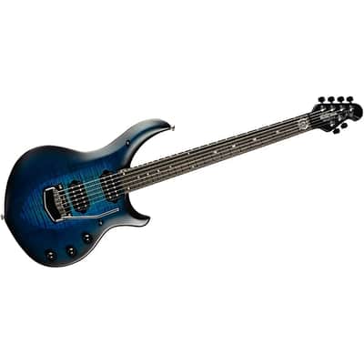 The Majesty Ernie Ball Music Man John Petrucci Majesty 6 Electric Guitar (NEW ARRIVAL) 2024 - Blue Silk image 7
