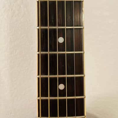 Washburn  F-10S Acoustic Folk Guitar Solid Spruce Top Mahogany Back Sides 2020 Natural/Cherry image 11
