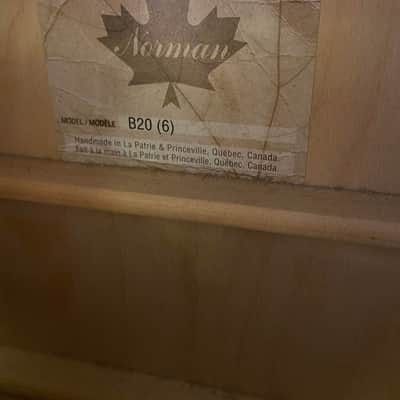 Norman B20 (6)  Natural Satin Acoustic Guitar image 6