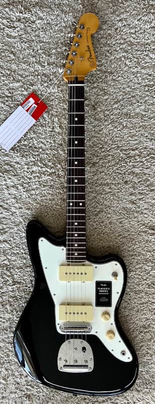 Mint Fender Player II Jazzmaster Electric Guitar, Rosewood Fingerboard, Black - MIM