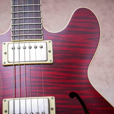 COLLINGS USA I-35 Deluxe Semi Hollow "Merlot + Rosewood" (2004) image 7