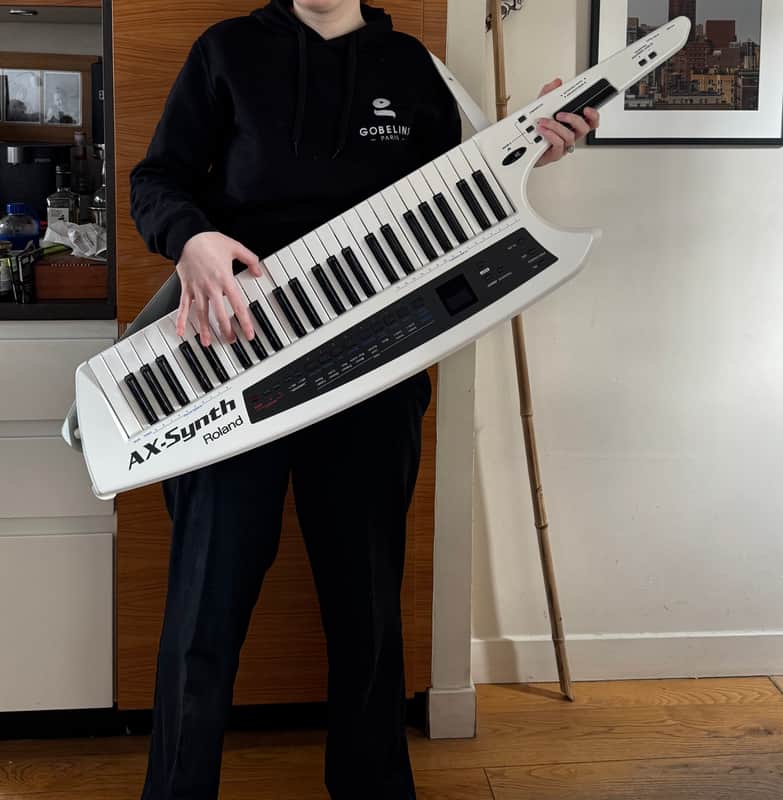 Roland AX-Synth 49-Key Shoulder Synthesizer 2009 - 2012 - White image 1