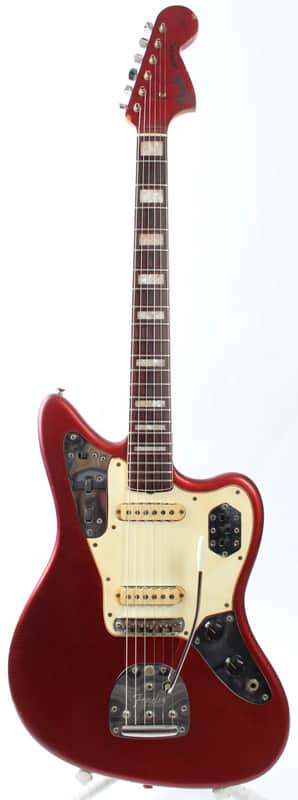1968 Fender Jaguar candy apple red image 1