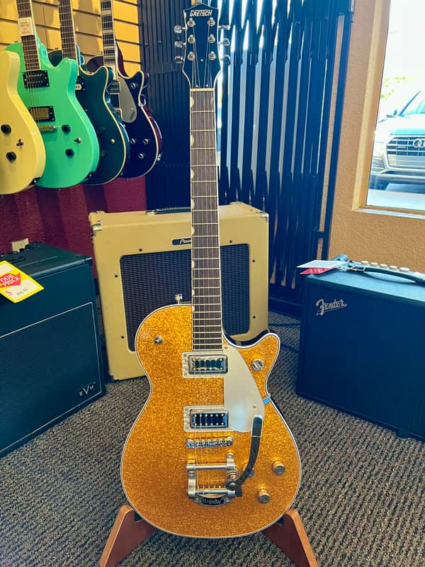 Gretsch G5230T ELECTROMATIC® SPARKLE JET™ 2025 - Gold Sparkle image 1