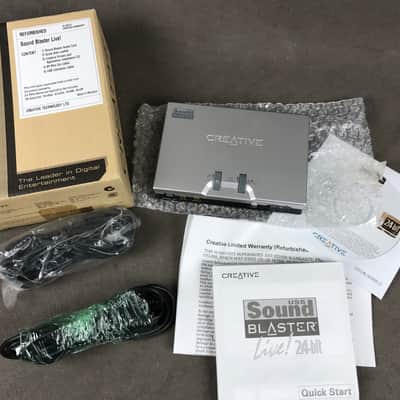 Creative Sound Blaster Live! 24-Bit External USB Sound Card – Model SB0490 – Box image 1