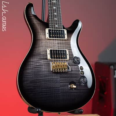 PRS Custom 24 35th Anniversary 10 Top Grey Black Fade w/ Black Back image 1