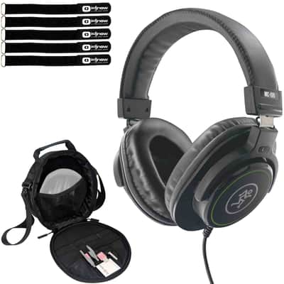 Mackie MC-100 Professional Studio Monitoring Over Ear Headphones w Case image 1