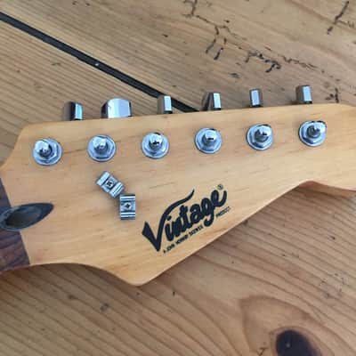 Vintage V6 Stratocaster Electric Guitar Neck 21 fret Korea image 3