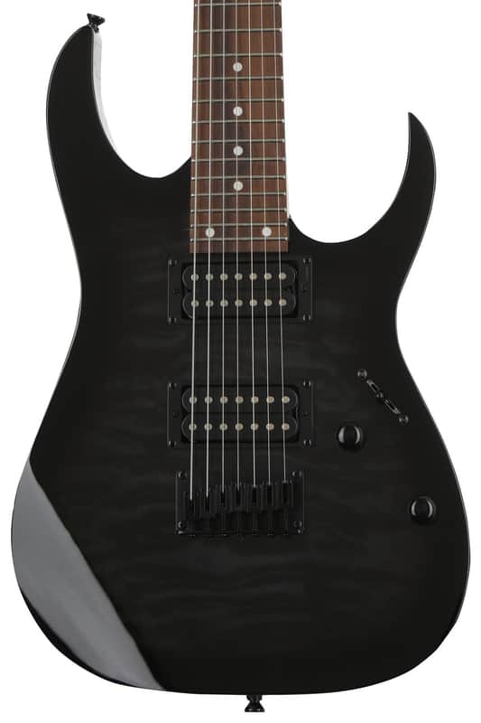 Ibanez Gio GRG7221QA Electric Guitar - Transparent Black Sunburst image 1