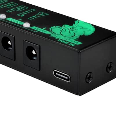 AZOR Effect Pedal Power Supply Mini Power Adapter 9V Output 8 Ways USB 5V Input image 4