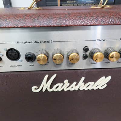 2006 Marshall Acoustic Soloist AS50R 2-Channel 50-Watt 2x8" Acoustic Guitar Combo - For Parts or Repair image 3