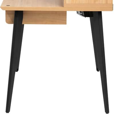 Gator Recording Studio Desk Table Workstation w/ 8U Rack - Maple image 4