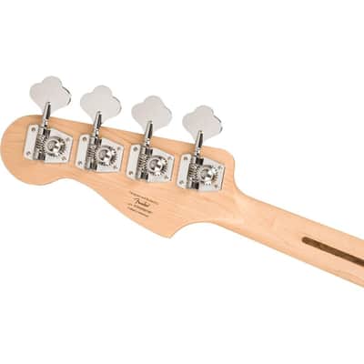 Fender Squier Sonic Precision Bass Guitar, Beginner Guitar, Includes 30 Days of Free Lessons, Laurel Fingerboard and Step Up Pickups, Chrome Hardware, and Polyurethane Finish, Black image 7