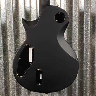 ESP LTD EC-1000 Vintage Black EMG Guitar & Case #0157 Used image 9