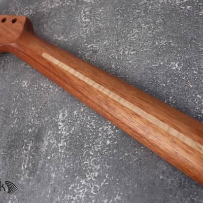Mahogany Spoke Wheel Carbon Fiber Rods Neck Stainless Steel Jescar Frets Brand New image 5