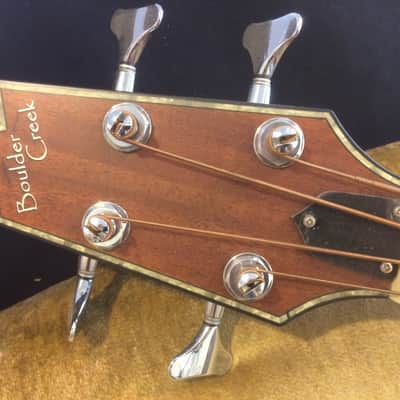 Boulder Creek Left Handed EBR3-N4L 4 String Fretted Electric Bass Guitar - With Bag image 14