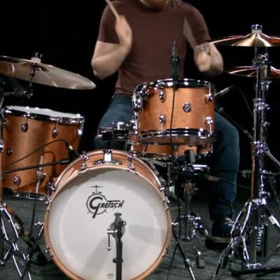 Gretsch Catalina Club 3 Piece Shell Pack (24/13/16) Satin Walnut Glaze image 1