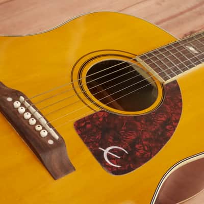 2010 Epiphone Inspired By Texan FT-79AN Reissue 64 - Antique Natural image 15