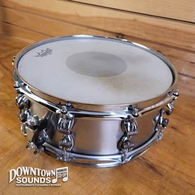 1998 Ayotte x Keplinger 5.5" x 14" Stainless Steel Snare - Pearl Super Hoops, OG Wood Hoops + Lug Fittings image 7
