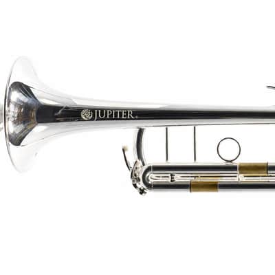 Jupiter JTR1160RSQ Intermediate Bb Trumpet in Silver Plate SN EA15719 image 6