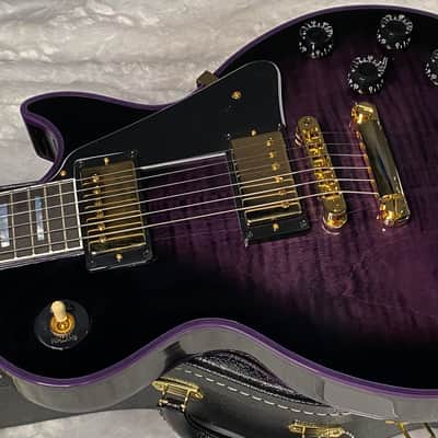 NEW! Gibson Dealer Select Custom Shop Les Paul Custom Purple Widow AAA Figured Flame Top - Authorized Dealer - 9.9 lbs - G07675 image 12