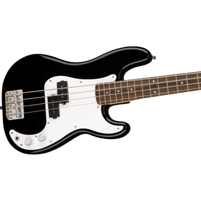 Squier Mini Precision Bass, Laurel Fingerboard, Black image 3