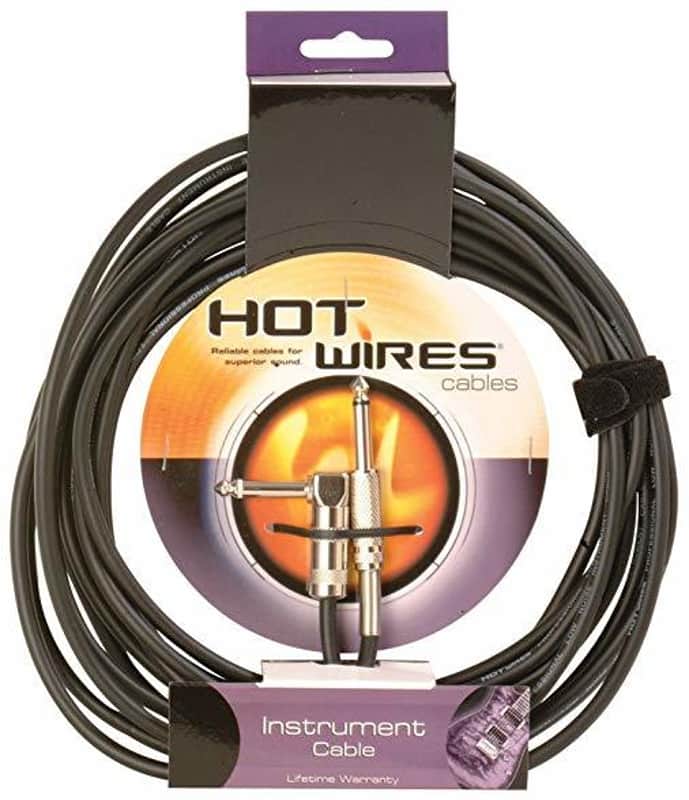 Hot Wires 20' Right Angle Instrument Cable image 1