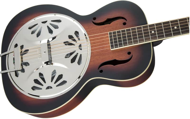 Gretsch G9220 Bobtail™ Round-Neck A.E., Mahogany Body Spider Cone Resonator Guitar, Fishman® Nashville Resonator Pickup, 2-Color Sunburst 2716013503 image 1