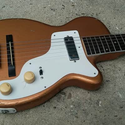 1955 Harmony H-44 Stratotone Electric Guitar image 2