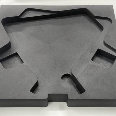 Custom Foam Insert for Rack Drawer fits 2 Shure UA874 UHF antennas image 2
