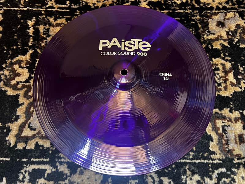 Paiste 14" Color Sound 900 Series China Cymbal - Purple image 1