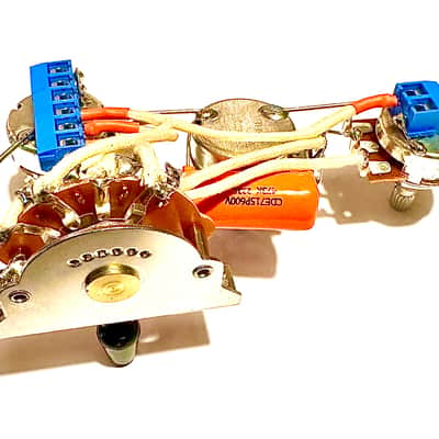SSS, HSS, HSH, HHH Solderless Stratocaster Wiring Harness - Bourns Pots, 5 way Switch, Sprague Orange Drop Capacitor image 17