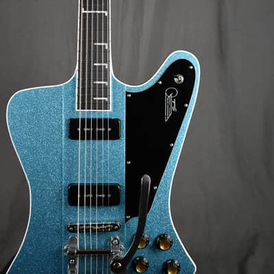 2023 Kauer Banshee Baritone Sky Blue Flake w/ Bigsby image 1