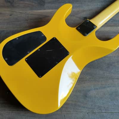 1990's Bill Lawrence Japan VR-803 HSH Superstrat (Canary Yellow) image 7