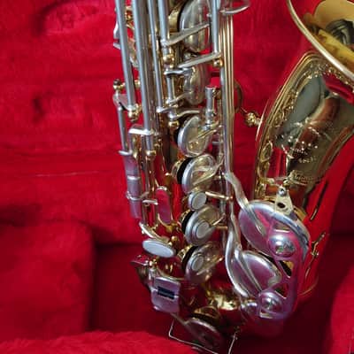 Borgani Vintage Alto Saxophone 1980 - Gold Lacquer with Nickel Silver Keys image 18