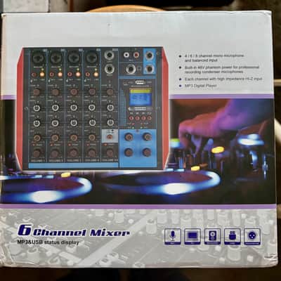 ammoon 6 channel mixer 2020-2024 - Black image 3