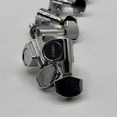 Yamaha 6 Inline Tuners 1990’s - Chrome image 3
