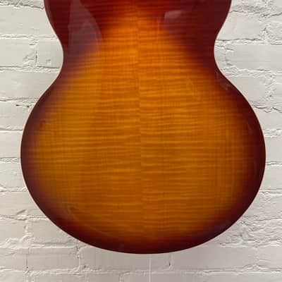 Hagstrom HJ800 Jazz Hollow Body - Cherry Sunburst image 8